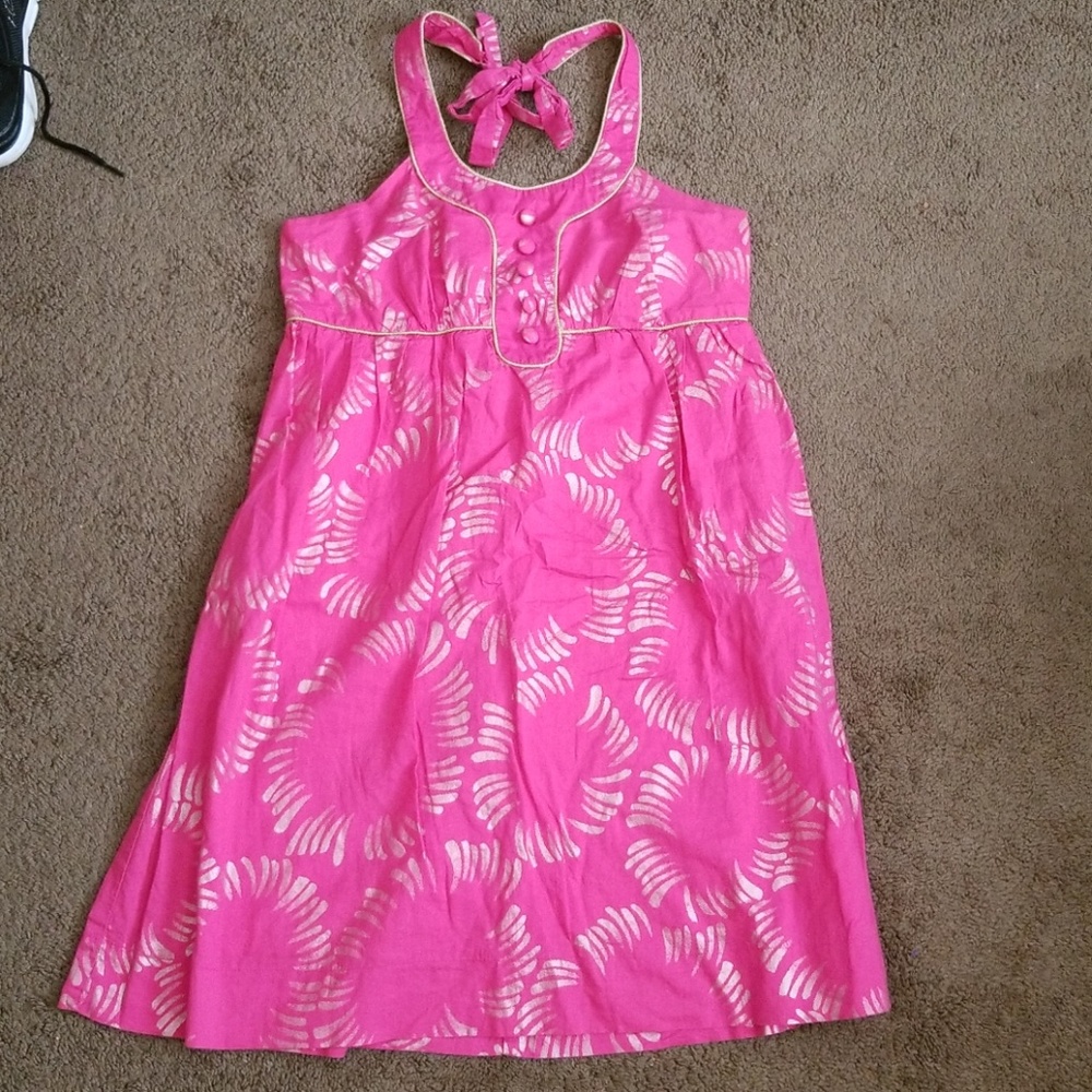 Candies pink halter dress
